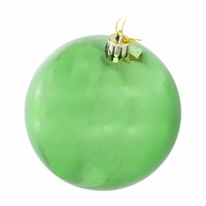 Esfera Navideña Color Verde Y Brillante JOY Unidad