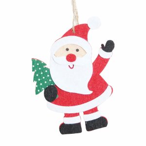 Colgante Decorativo De Papa Noel JOY 14 Cm