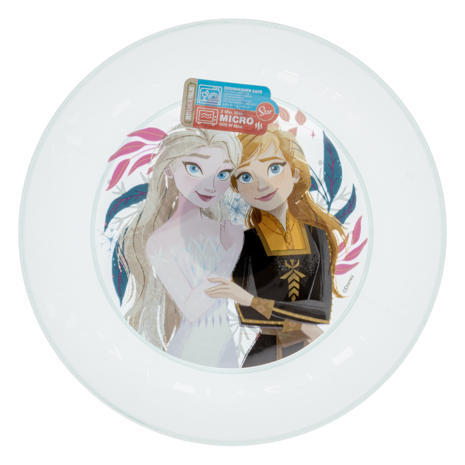 Plato Infantil Reutilizable Apto Para Microondas Diseño Party Frozen STOR 1 Pieza - Image 2
