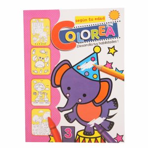 Libro Colorea Segun Tu Edad EDARSI 30 Páginas