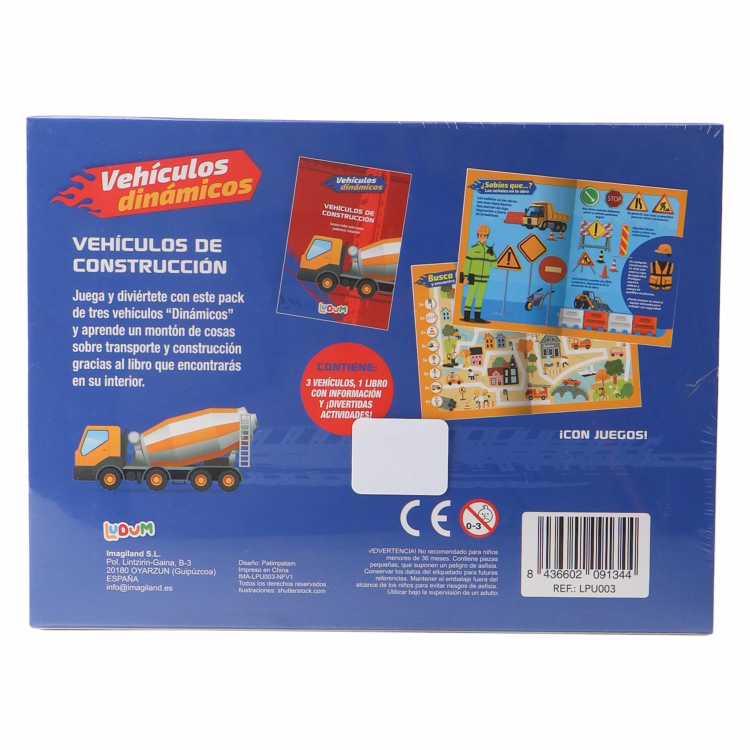 Libro Vehículos De Construcción LUDUM 12 Páginas - Image 2