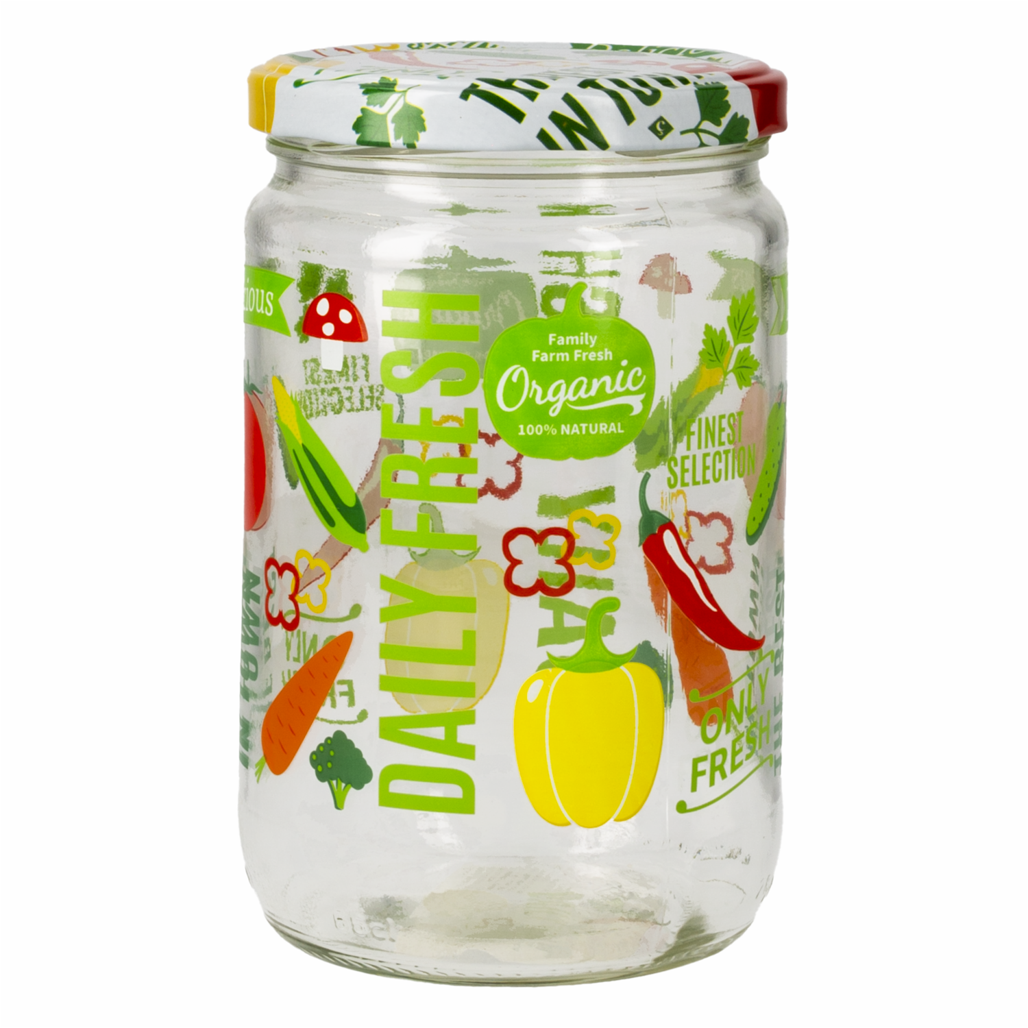 Frasco Vegetales HEREVIN 660 Ml