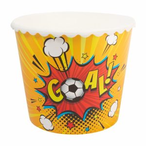 Tazón Para Canguil Redondo Amarillo FUZHOU 2,3 Litros