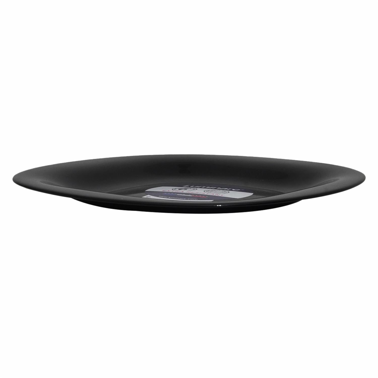 Plato Hondo Harena Negro LUMINARC Unidad