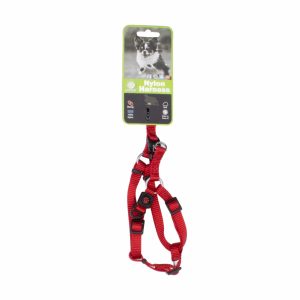 Correa Para Perro Sujetador De Pecho Negro DOCO Rojo