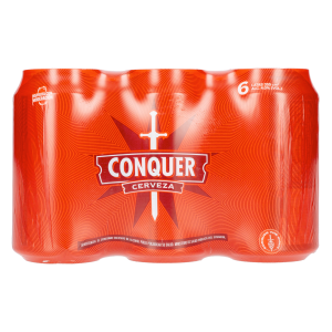 Cerveza En Lata 6 Pack CONQUER 6 X 355 Ml