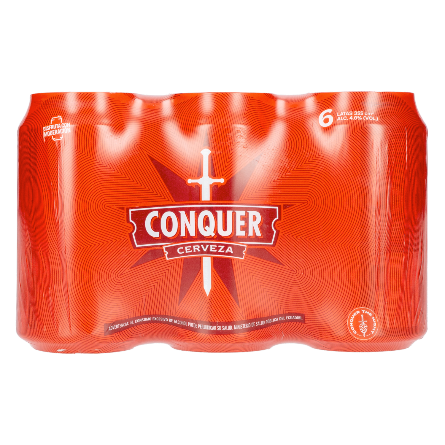 Cerveza En Lata 6 Pack CONQUER 6 X 355 Ml