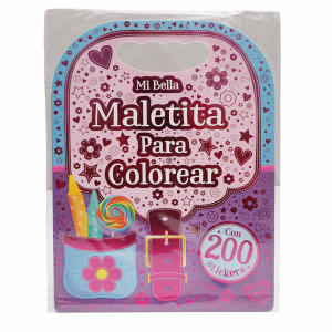 Libro Mi Bella Maletita Para Colorear+Stickers GRADO CINCO 45 Páginas
