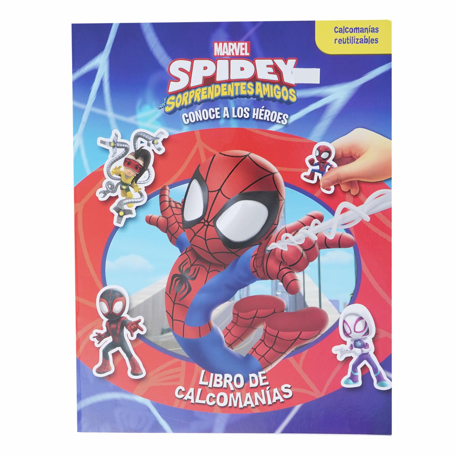 Libro Marvel Spidey Libro De Calcomanías DISNEY 16 Páginas