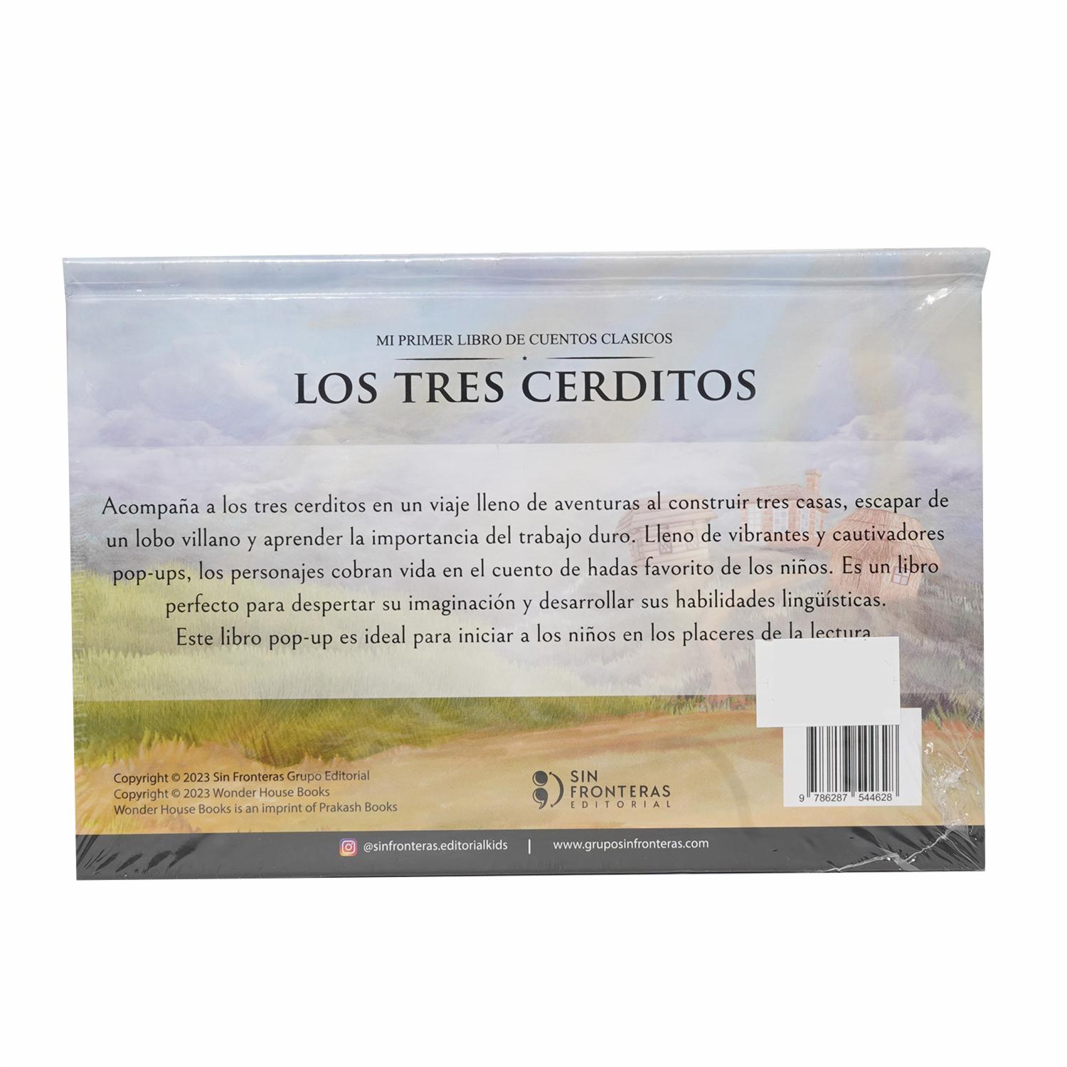 Libro Pop Up Clasico Los Tres Cerditos SIN FRONTERAS 15 Páginas - Image 2