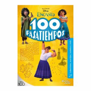 Libro 100 Pasatiempos Encanto PLANETA JUNIOR 80 Páginas