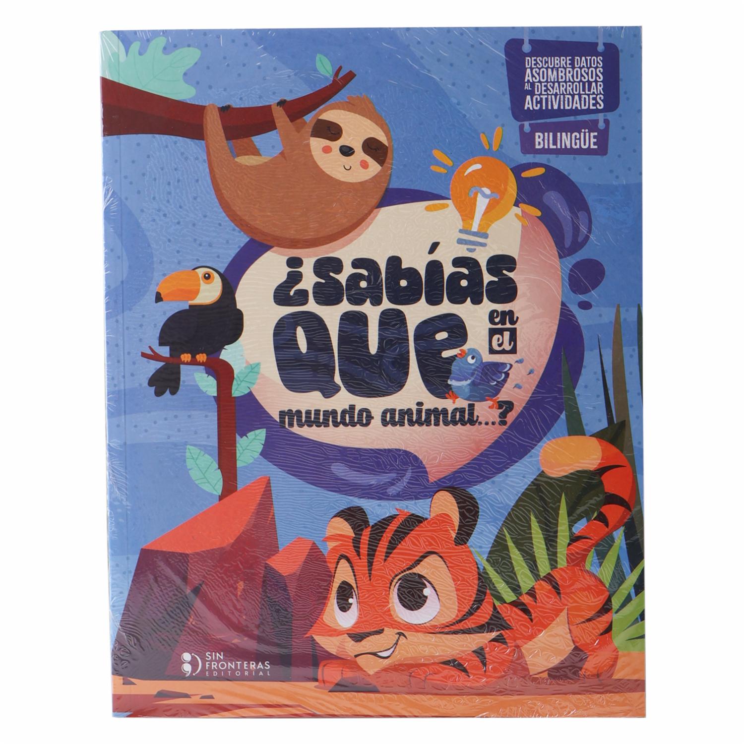 Libro ¿Sabias Que En El Mundo Animal...? SIN FRONTERAS 60 Páginas
