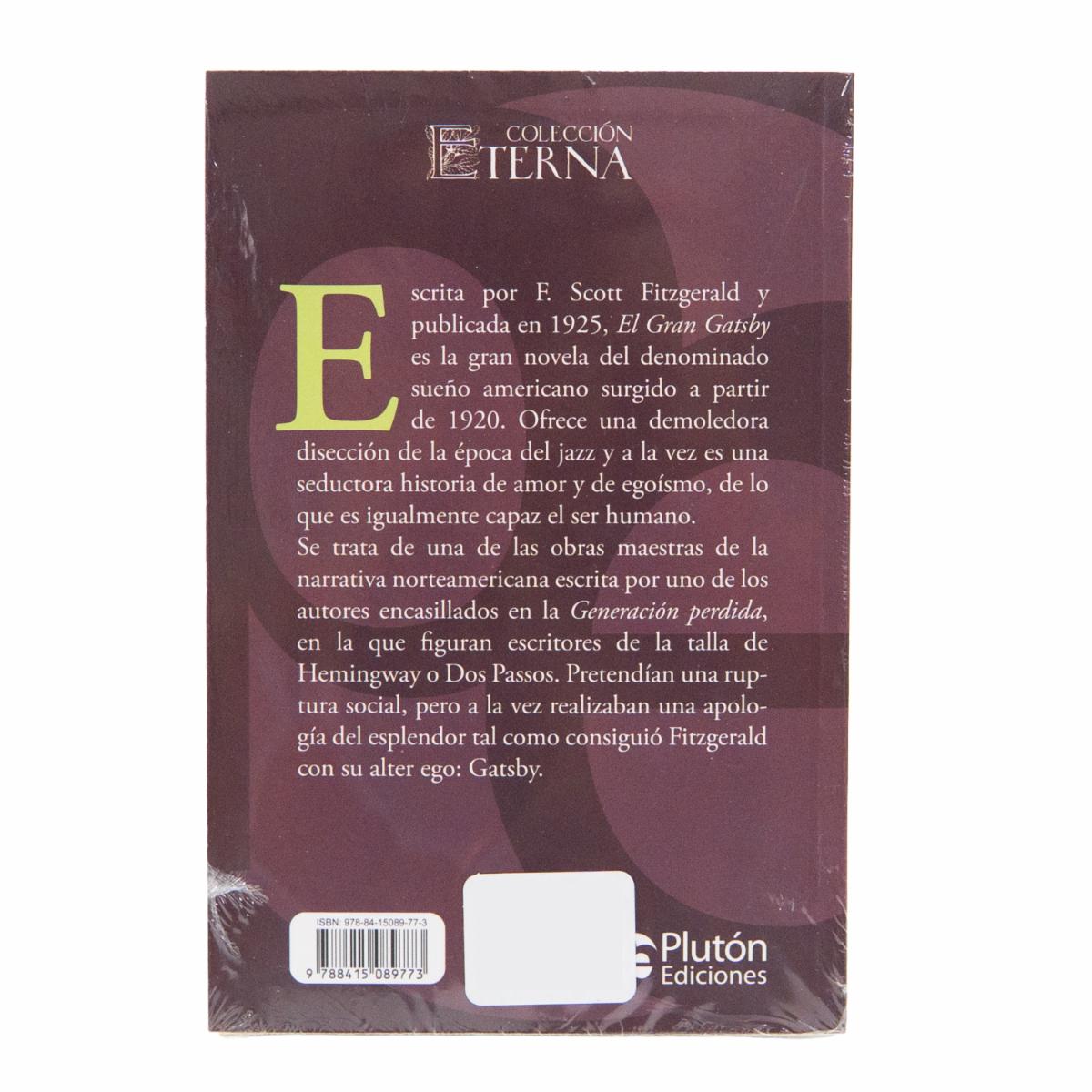 Libro Gran Gatsby PLUTON 192 Páginas - Image 2