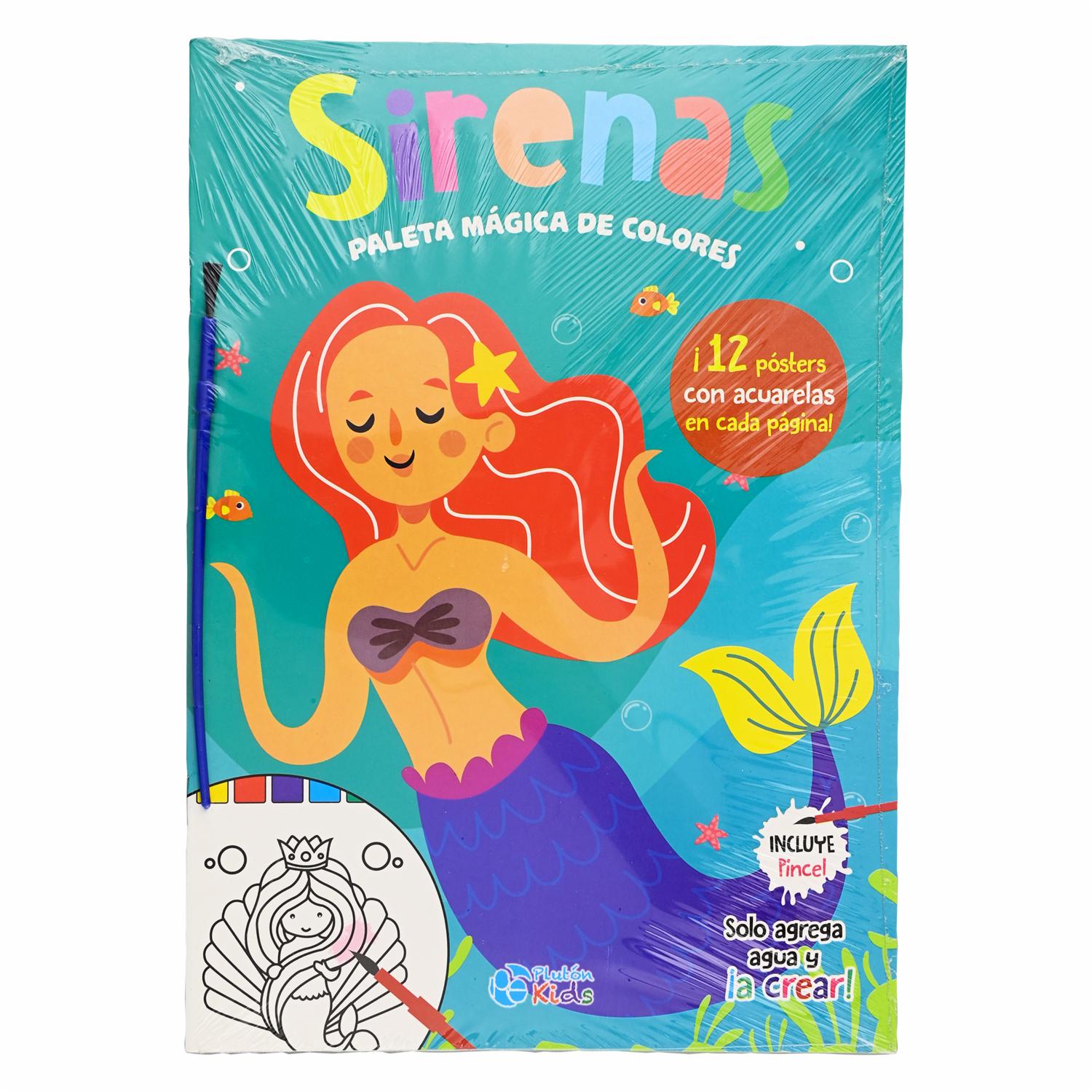 Sirenas Paleta Mágica De Colores PLUTÓN 12 Pósters