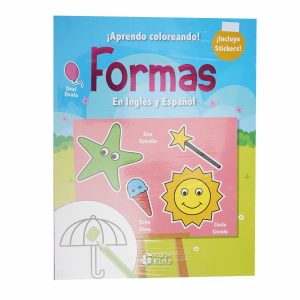 Libro Aprendo Coloreando Formas PLUTÓN 54 Páginas
