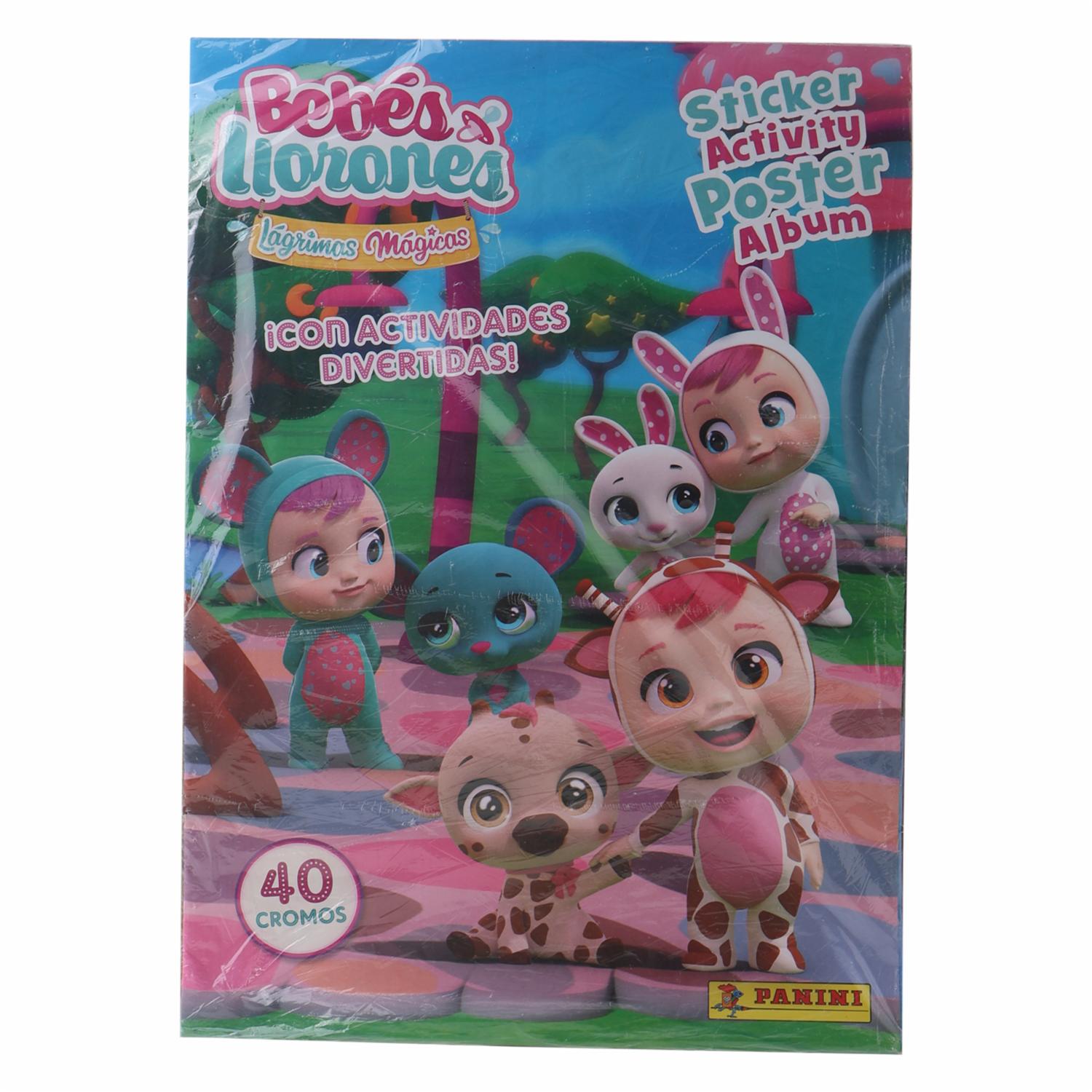 Álbum Bebes Llorones Lágrimas Mágicas PANINI 45 Páginas