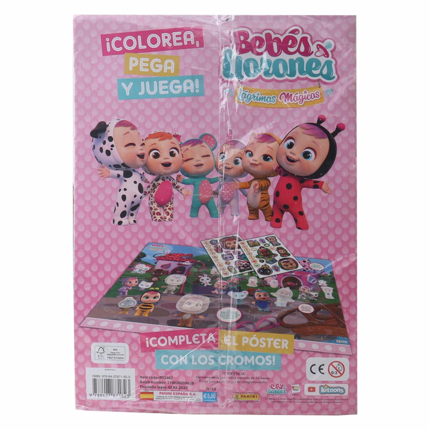 Álbum Bebes Llorones Lágrimas Mágicas PANINI 45 Páginas - Image 2