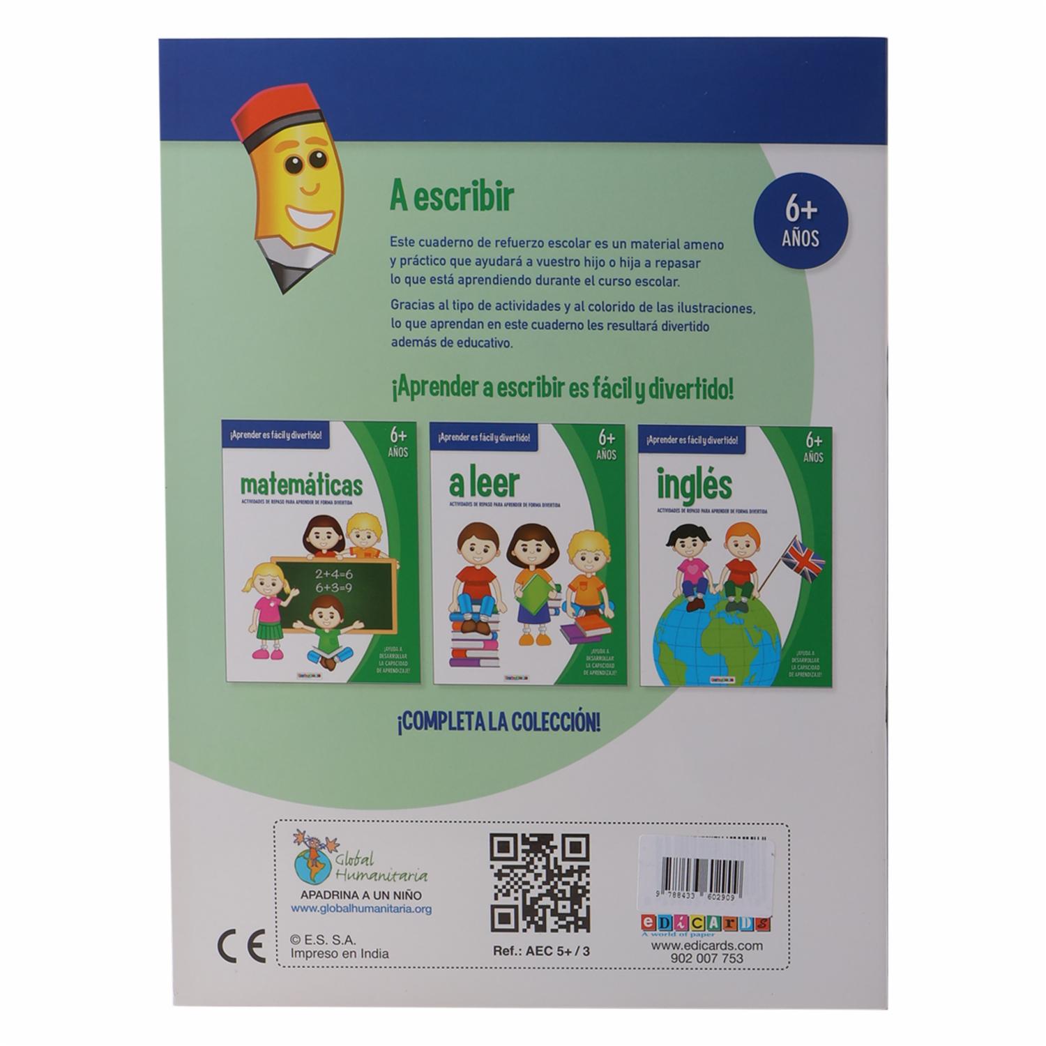 Libro A Escribir 6 Años Actividades De Repaso EDICARDS 15 Páginas - Image 2