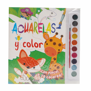 Libro Acuarelas Y Color SUSAETA 34 Páginas