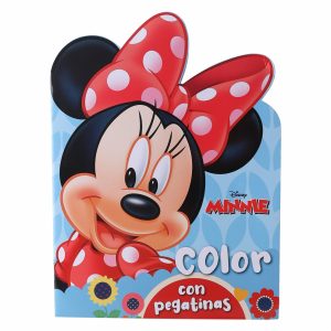 Libro Disney Minnie Color Con Pegatinas LIBRO DIVO 20 Páginas