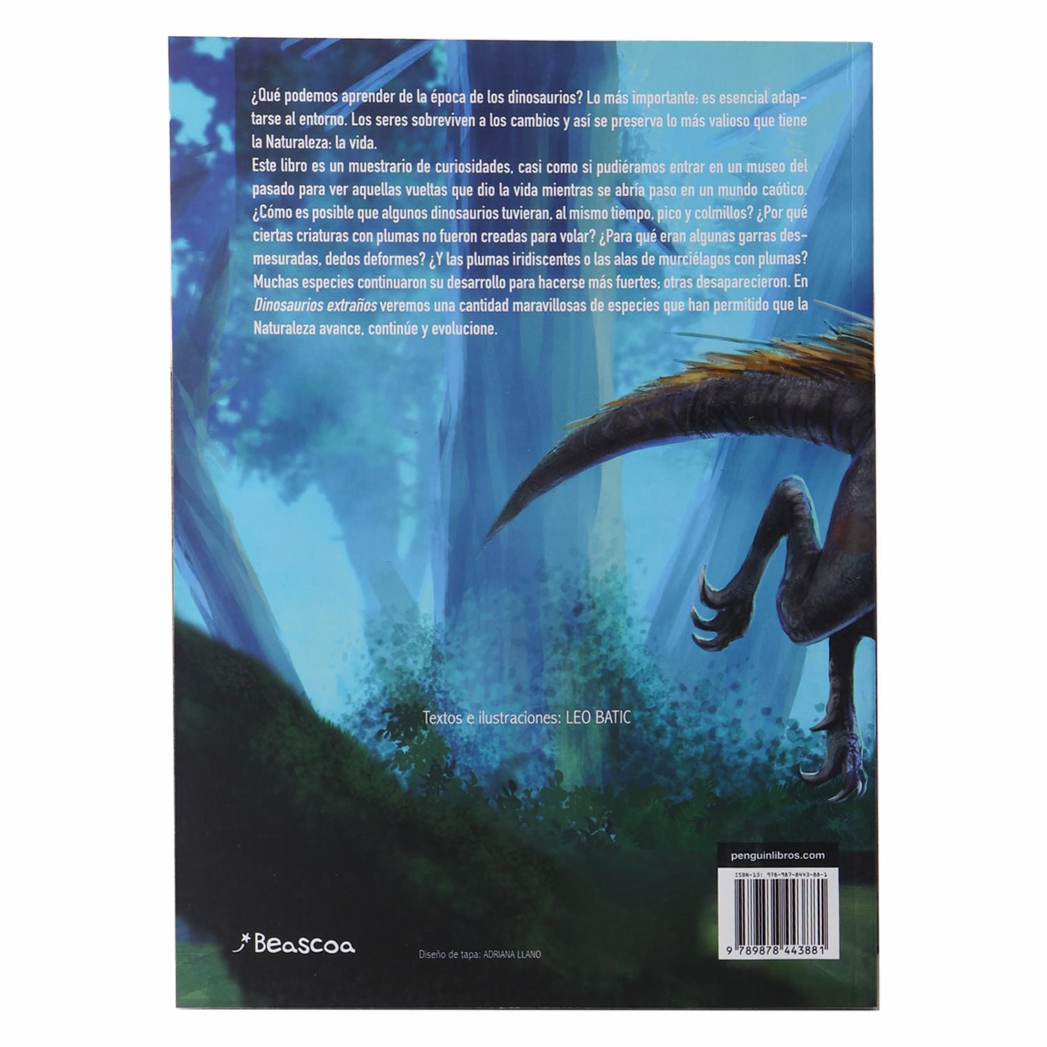 Libro Dinosaurios Extraños Con Stickers BEASCOA 31 Páginas - Image 2