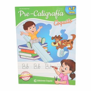 Libro Pre Caligrafía 6-7 Anos COQUITO 36 Páginas