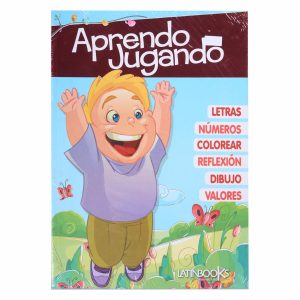 Libro Aprende Jugando Rojo LATINBOOKS 64 Páginas