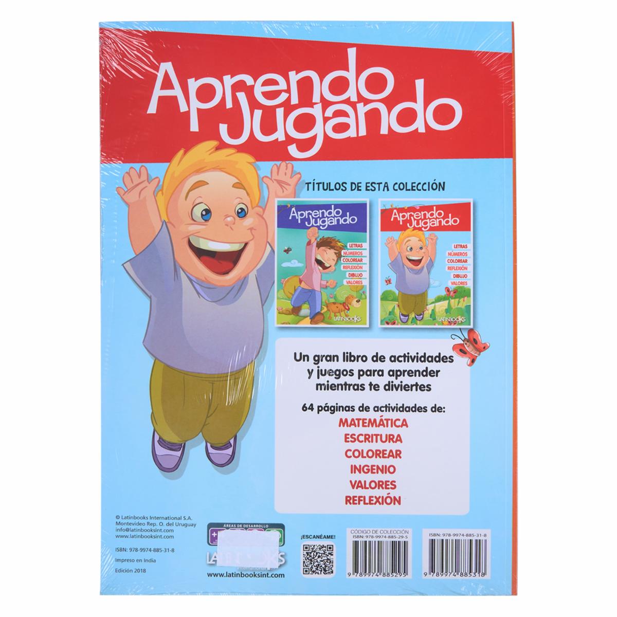 Libro Aprende Jugando Rojo LATINBOOKS 64 Páginas - Image 2