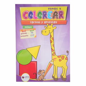 Libro Formas Y Opuestos Vamos A Colorear EDARSI Unidad