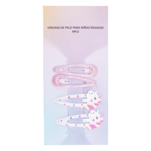 Vinchas Para Cabello De Niñas Rosado WAHFAY X 4 Piezas