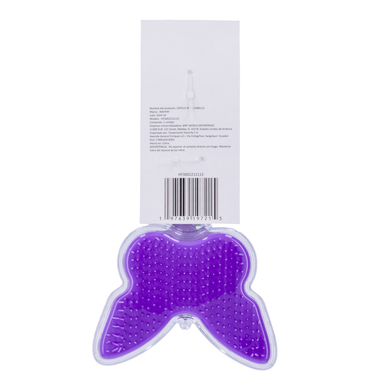 Cepillo Para Cabello Forma De Mariposa WAHFAY 18 X 11 Cm - Image 2