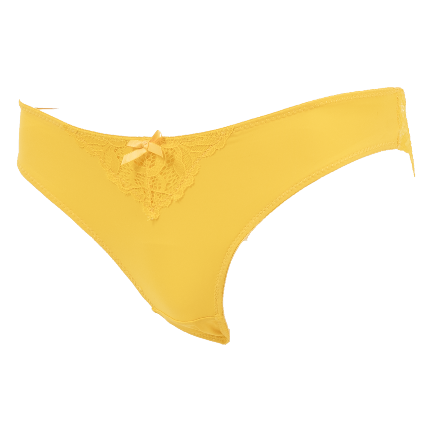 Panty Bikini De Encaje Fin De Año Amarillo MOD BY PARFAIT - Image 2