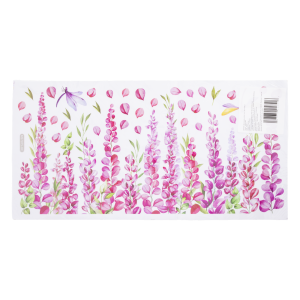 Adhesivo Decorativo De Pared Flores Colgantes Rosadas SKYLARK 60X30 Cm