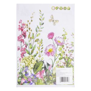 Adhesivo Decorativo De Pared Flores SKYLARK 35X50 Cm