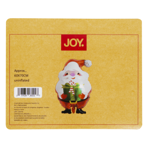 Globo De Aluminio Navideño Papá Noel JOY 60 X 70 Cm