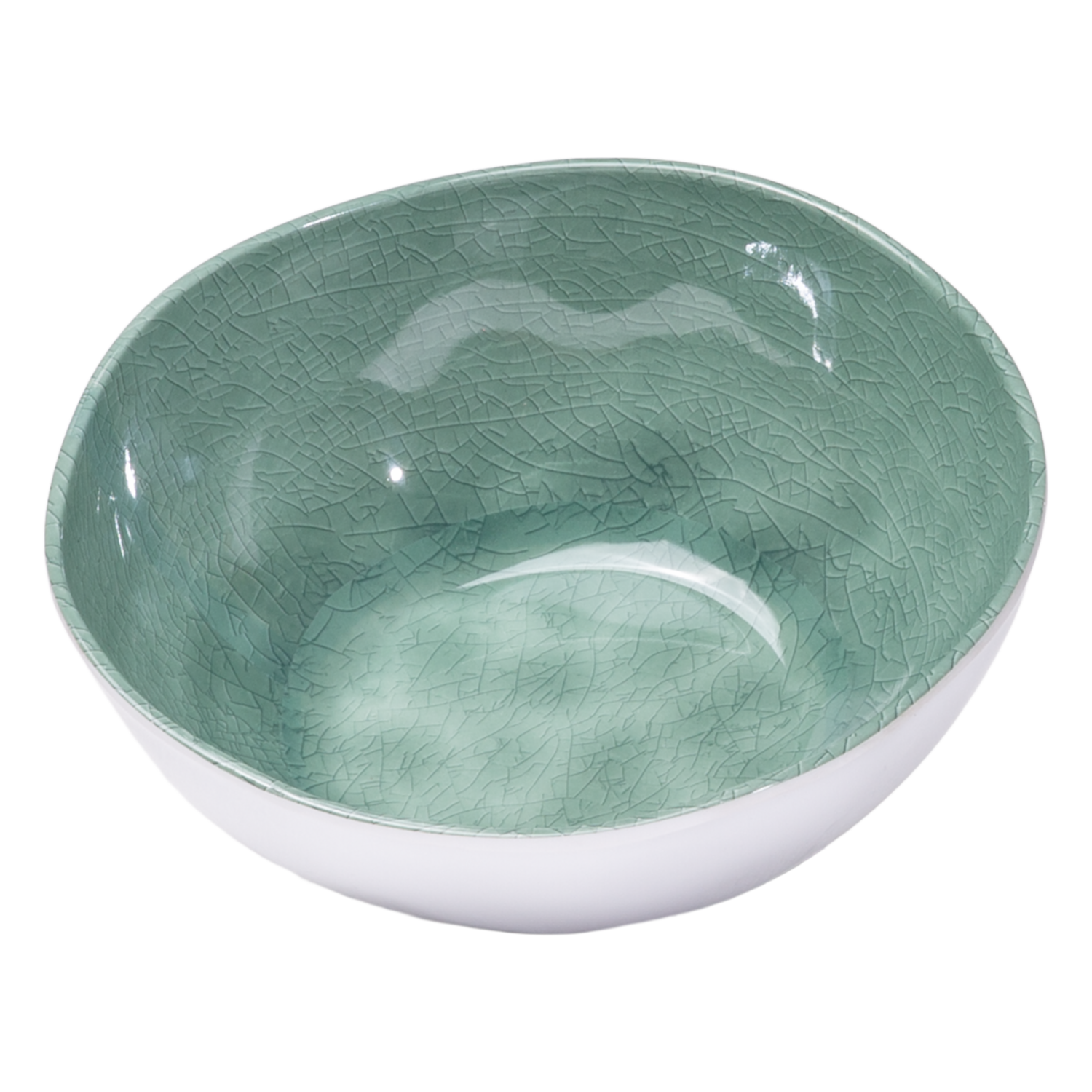 Bowl Textura De Piedra Verde FREE HOME 17X6.6 Cm