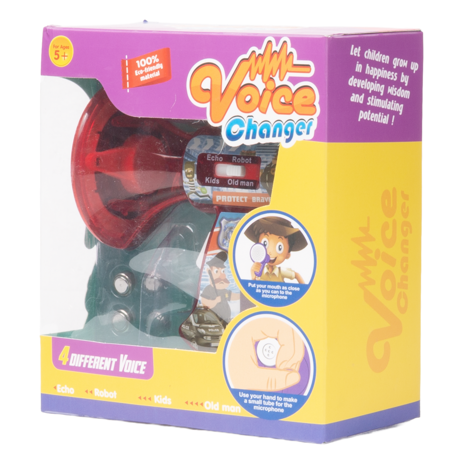 Megáfono Policial KOOME 4 Efectos De Voz