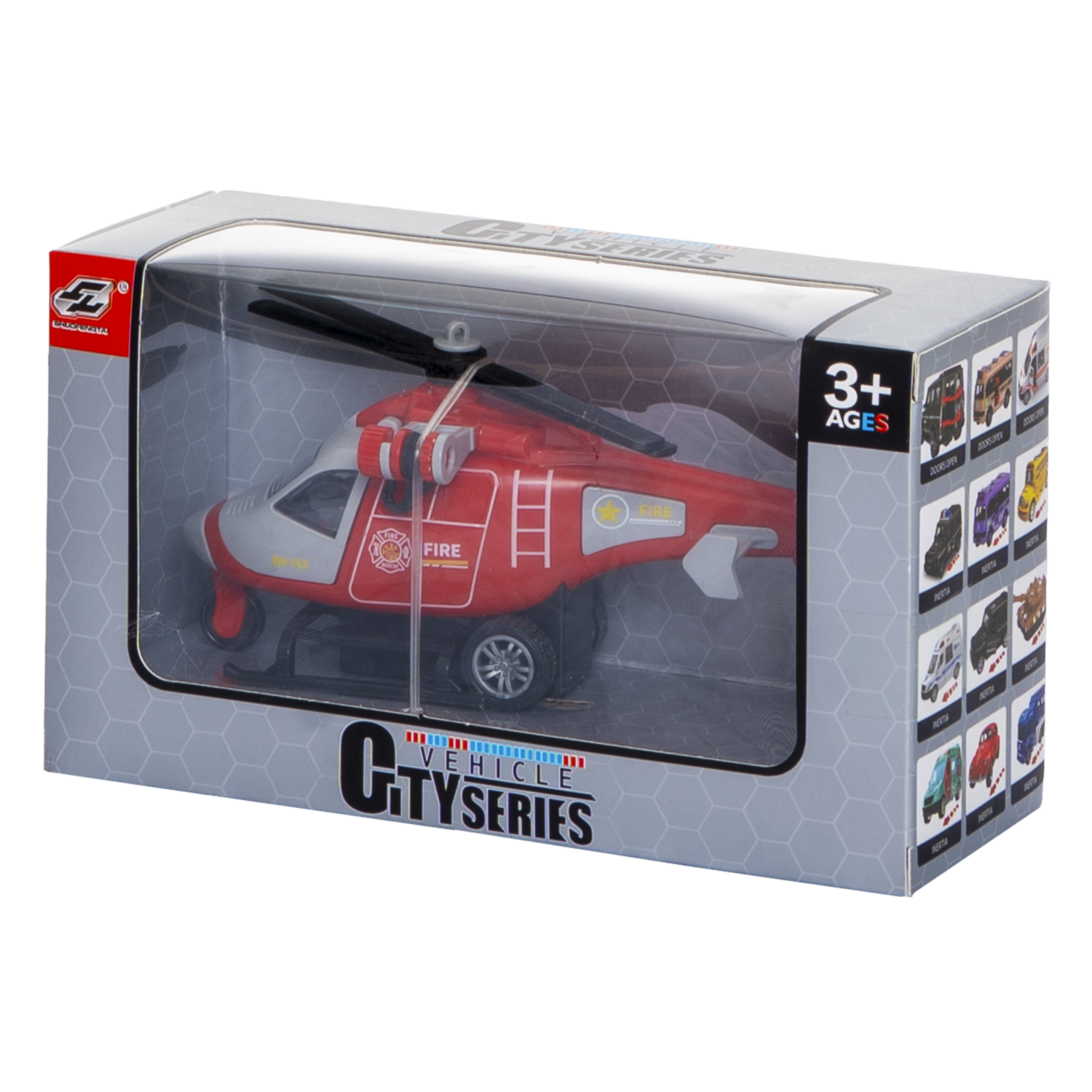 Helicóptero De Bomberos KOOME Colores Surtidos