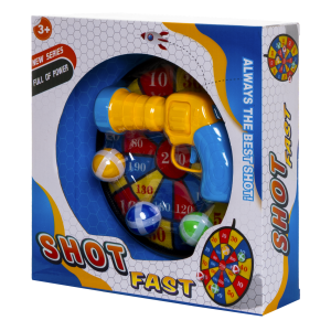 Pistola Tiro Al Blanco KOOME Incluye 3 Bolas