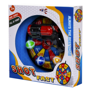 Pistola Tiro Al Blanco KOOME Incluye 3 Bolas