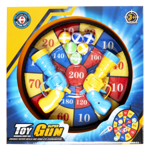 Pistola Tiro Al Blanco KOOME Incluye 6 Pelotas