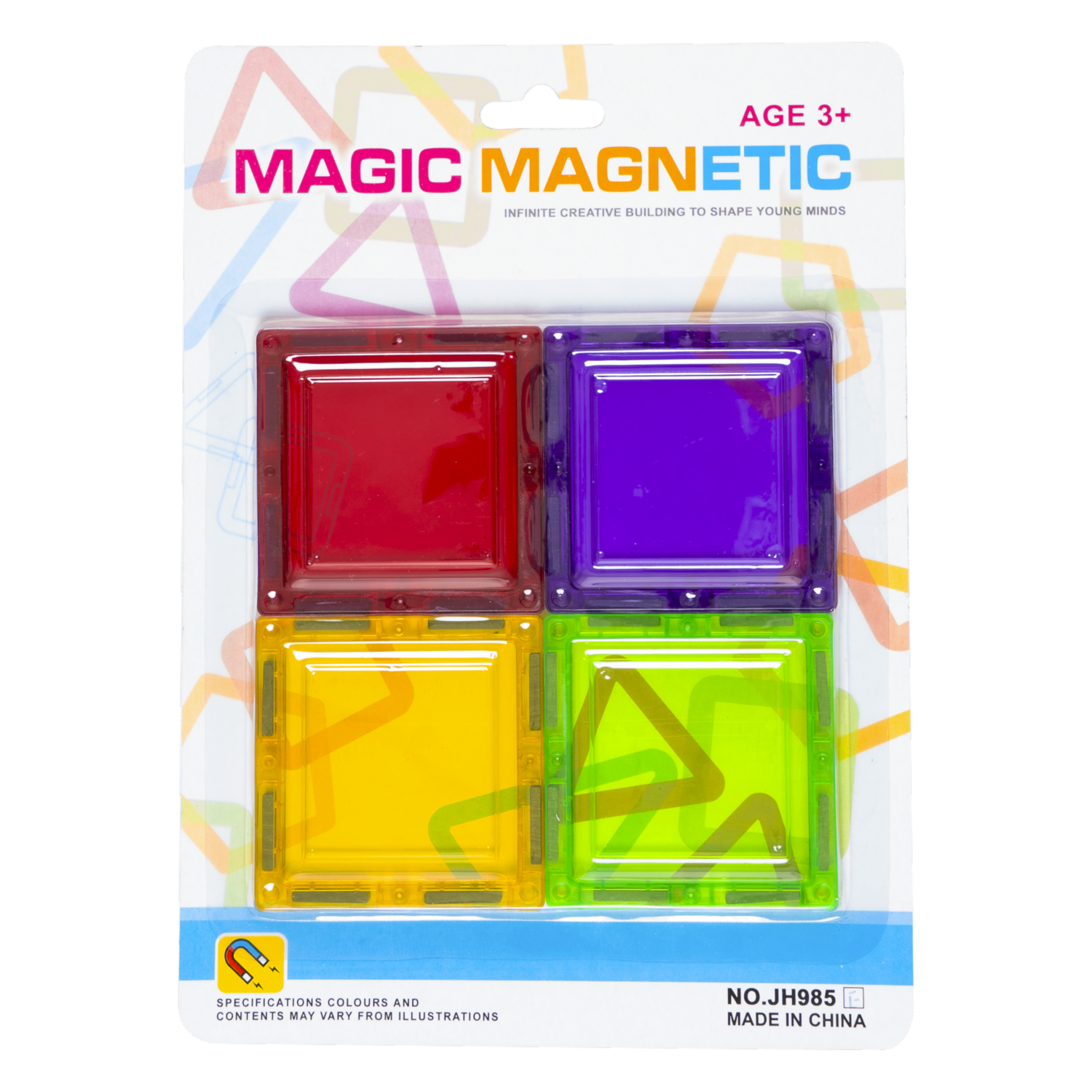 Bloques Magnéticos Cubo KOOME 4 Piezas