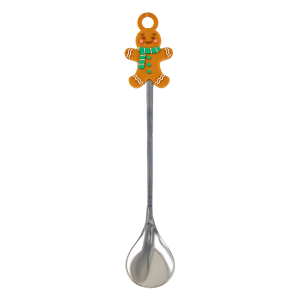 Cuchara Navideña Larga Galleta De Jengibre JOY 1 Pieza