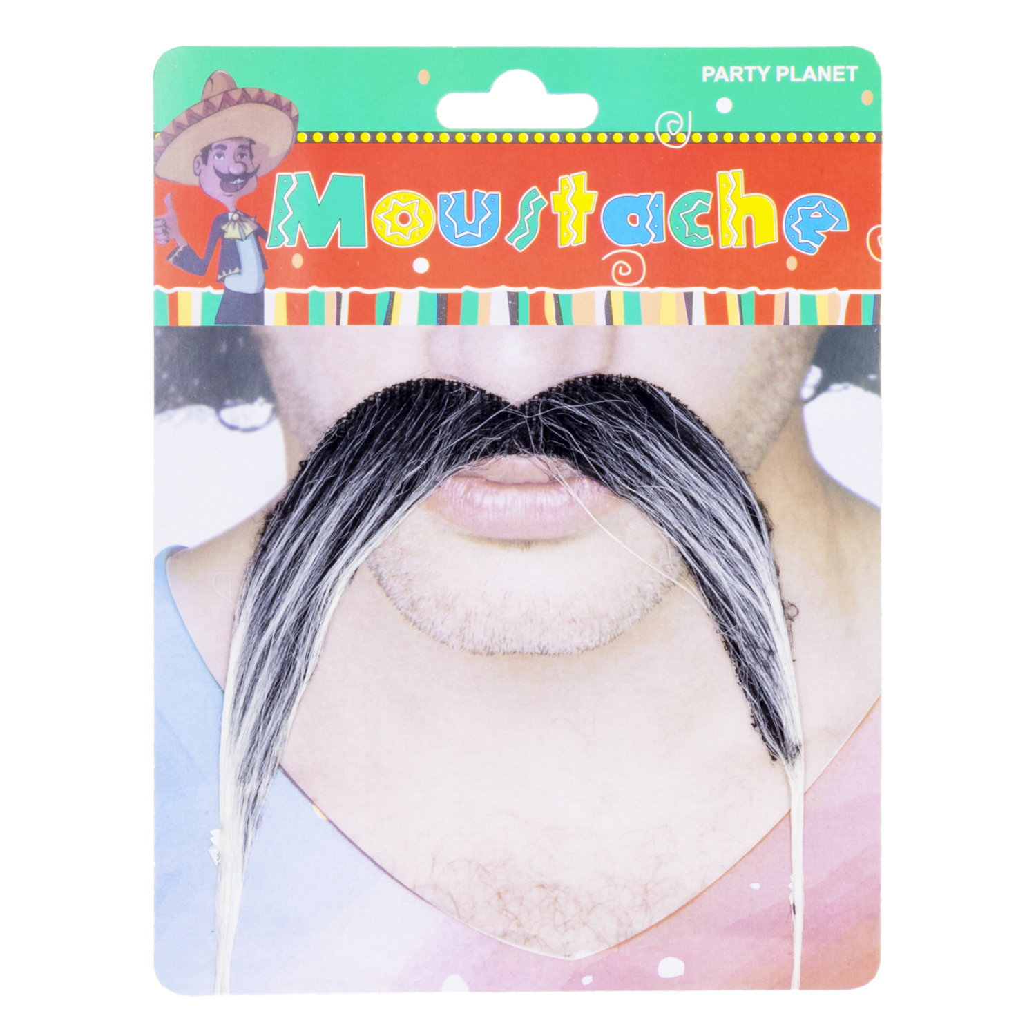 Disfraz Bigote Largo FENG HAO FU SHI 1 Pieza