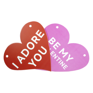 Set Decorativo De Corazones Para San Valentín HUI PAI 1 Pieza