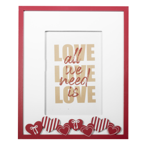 Portaretratos Diseño Love BINBIN ARTS & CRAFTS Unidad