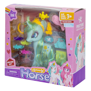 Set De Juego Unicornio Celeste KOOME Incluye Accesorios