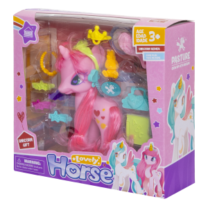 Set De Juego Unicornio Rosa KOOME Incluye Accesorios