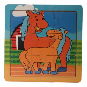 Rompecabezas Caballo TOP BRIGHT 9 Piezas