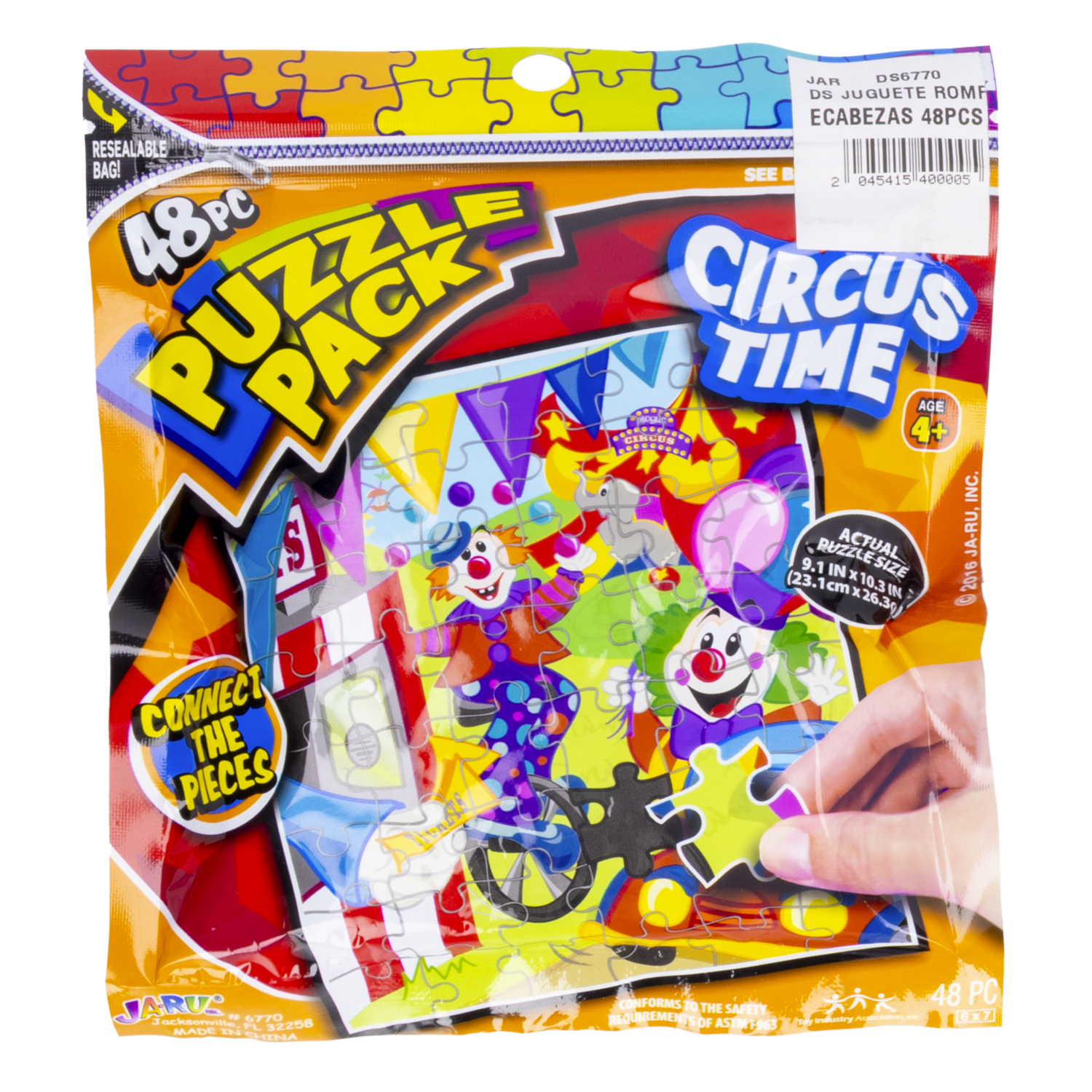 Rompecabezas De Bolsillo JARU Didáctico